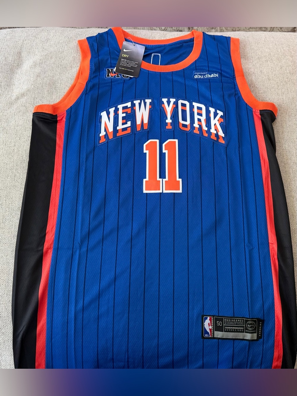 Nike Blue Knicks Jalen Brunson